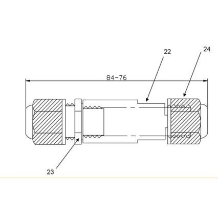 Connettore del cavo 450V AC/10A IP68