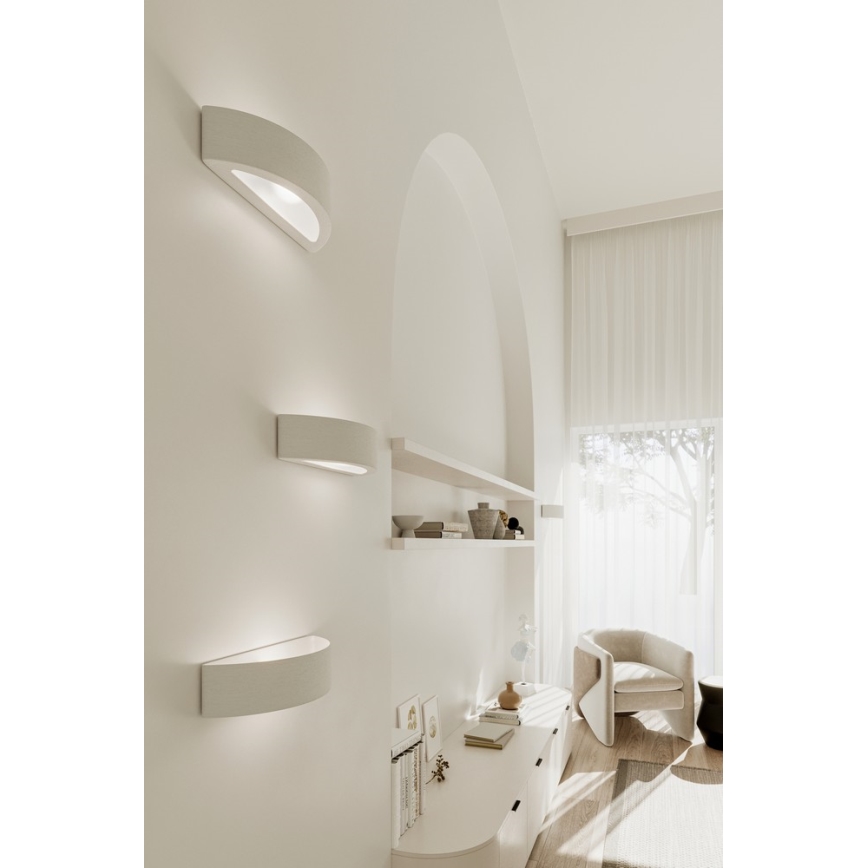 Applique ATENA 1xE27/60W/230V 40,5 cm bianco