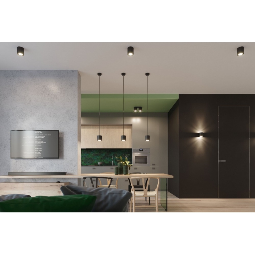 Faretto da parete ORBIS 1 1xG9/40W/230V nero