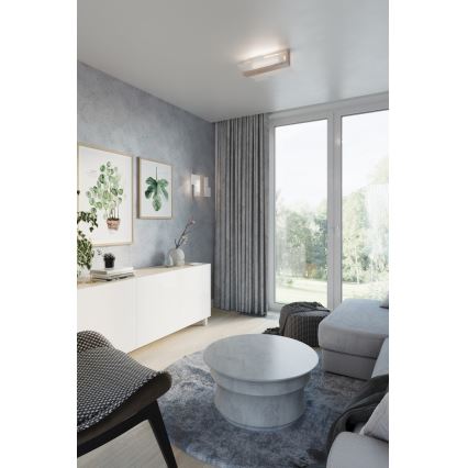 Sollux SL.0077 - Applique FENIKS 1 1xE27/60W/230V legno naturale