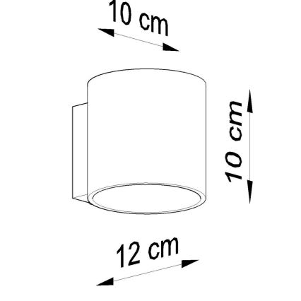 Faretto da parete VICI 1xG9/40W/230V vetro/bianco