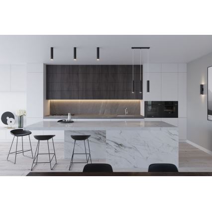 Sollux SL.0327 - Lampadario a sospensione con filo LAGOS 1 1xGU10/40W/230V nero