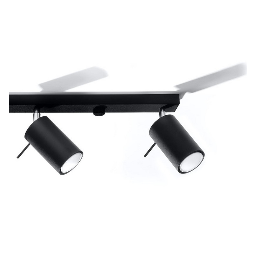 Faretto RING 4L 4xGU10/10W/230V nero