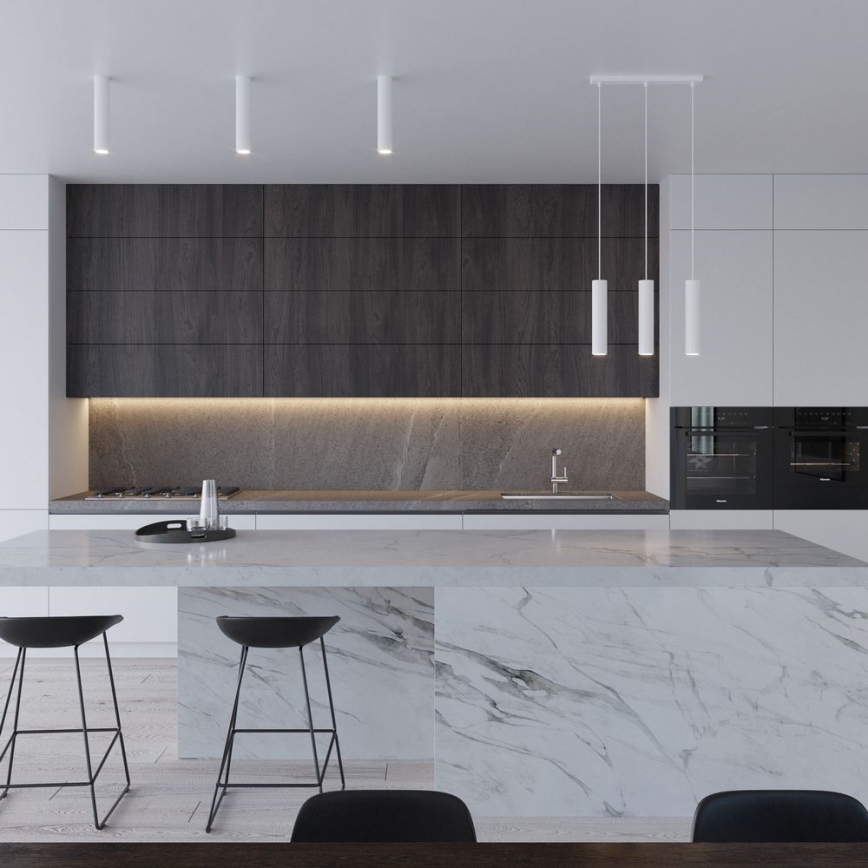 Sollux SL.0435 - Plafoniera LAGOS 1xGU10/40W/230V bianco
