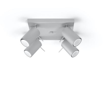 Faretto da binario RING 4xGU10/10W/230V