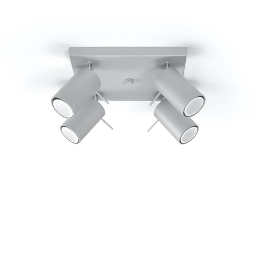 Faretto da binario RING 4xGU10/10W/230V