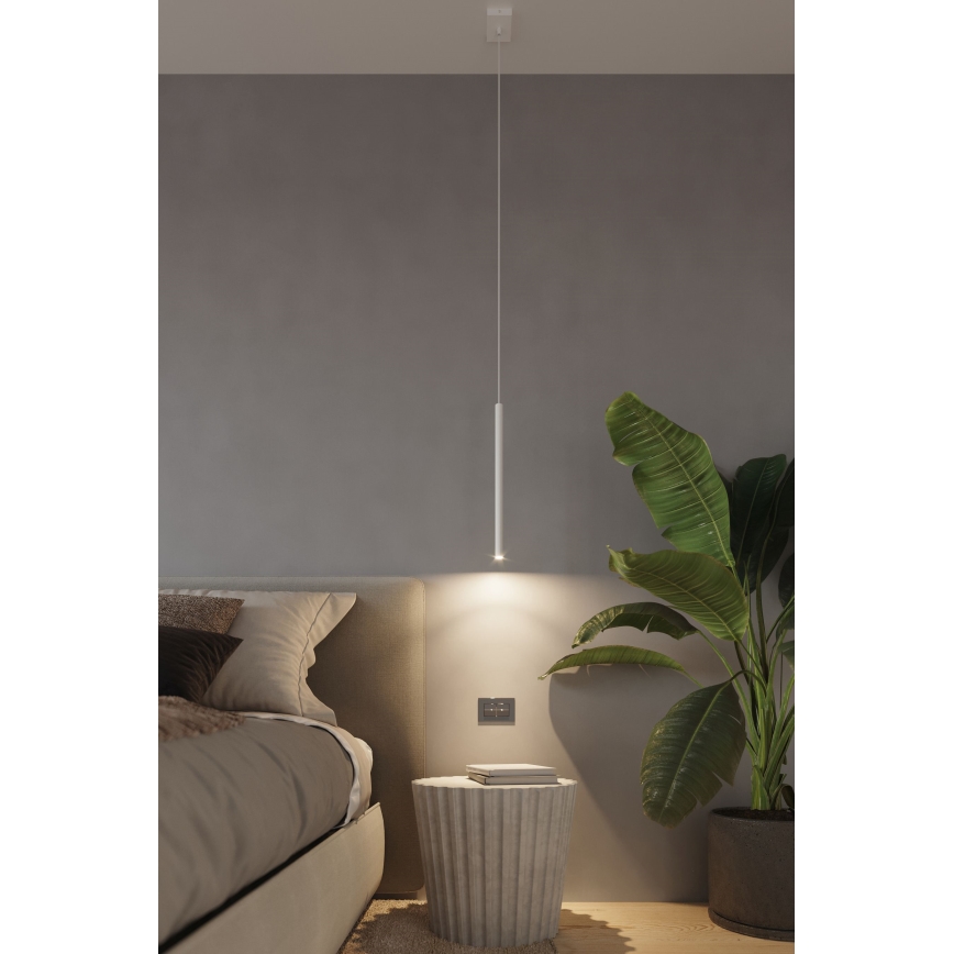 Lampadario a sospensione con filo PASTELO 3xG9/8W/230V bianco