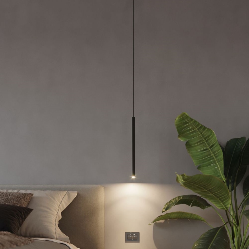 Sollux SL.0469 - Lampadario a sospensione con filo PASTELO 1 1xG9/40W/230V nero