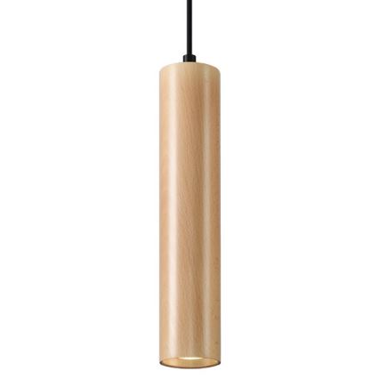 Lampadario a sospensione con filo LINO 1xGU10/40W/230V faggio