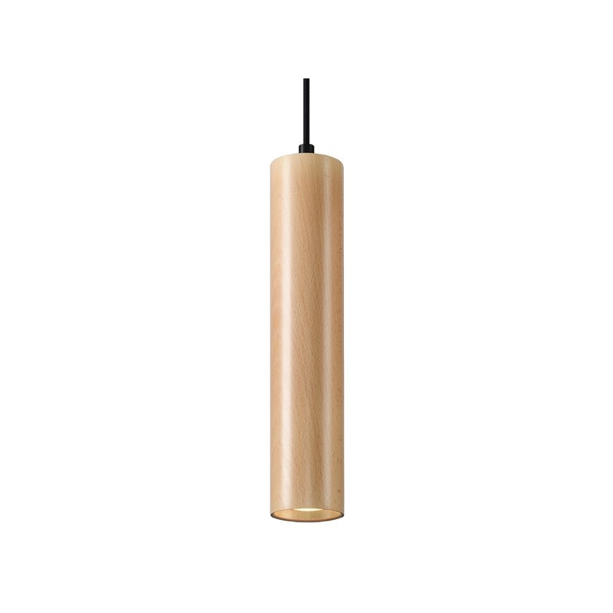 Lampadario a sospensione con filo LINO 1xGU10/40W/230V faggio
