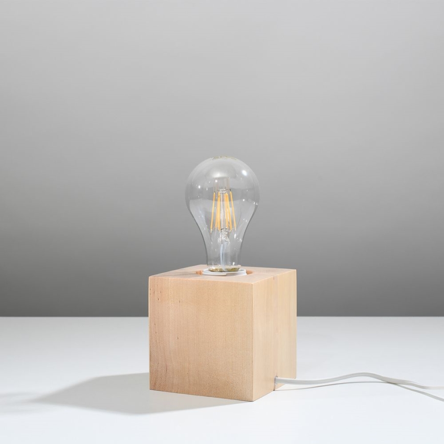 Lampada da tavolo ABEL 1xE27/15W/230V faggio