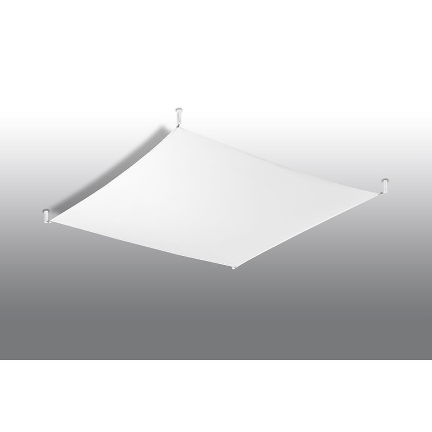 Plafoniera LED LUNA 6xG13/8,5W/230V 140x140 cm bianca