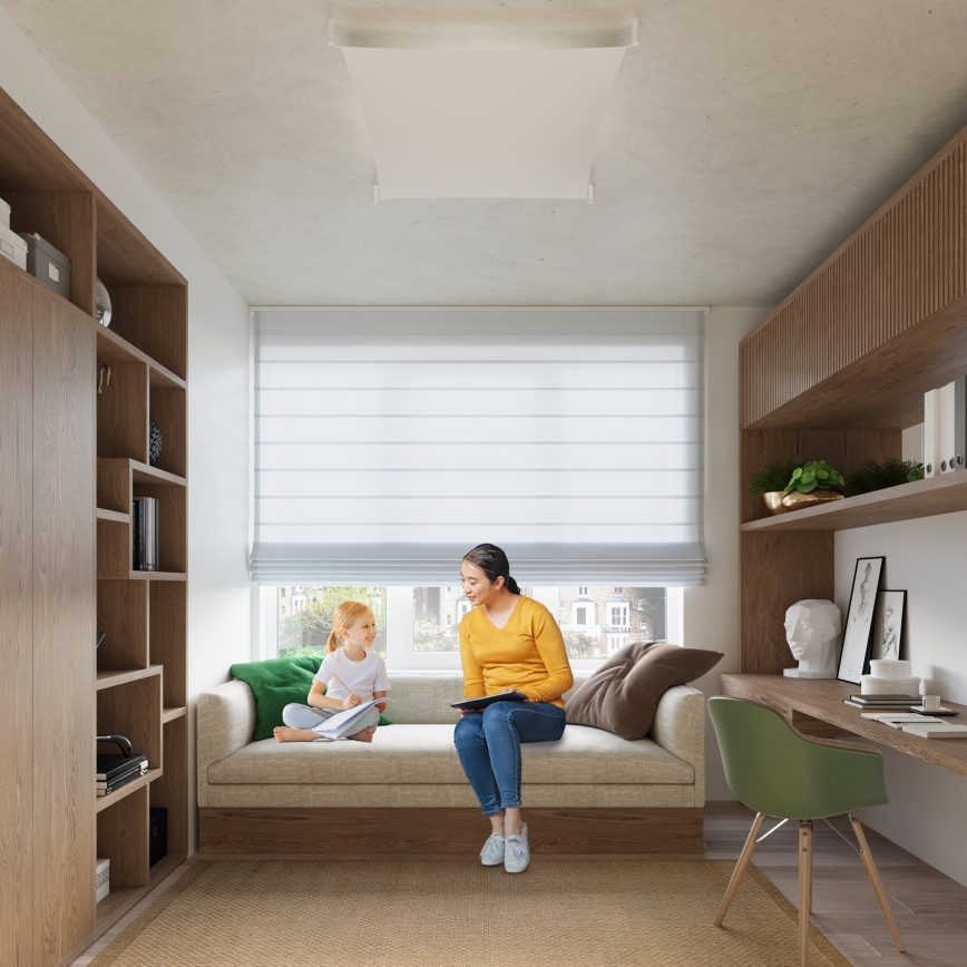 Plafoniera LED LUNA 6xG13/8,5W/230V 14x14 cm bianca