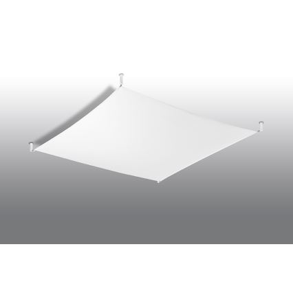 Plafoniera LED LUNA 6xG13/8,5W/230V 14x14 cm bianca