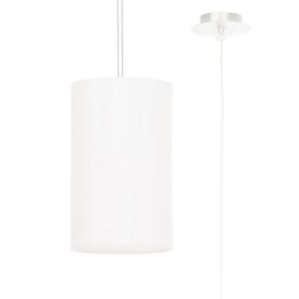 Lampadario su filo OTTO 1xE27/60W/230V d. 15 cm bianco