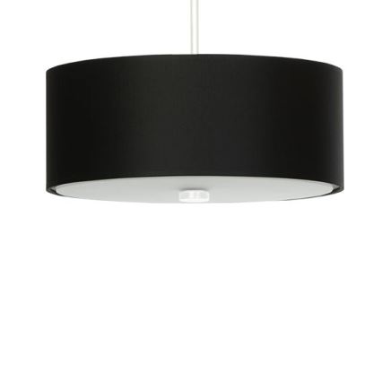 Lampadario a sospensione con filo SKALA 3xE27/60W/230V diametro 30 cm nero
