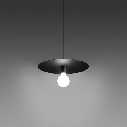 Lampadario su filo FLAVIO 1xE27/60W/230V nero