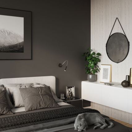 Lampada flessibile piccola AXIL 1xG9/12W/230V nero
