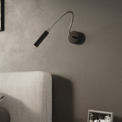 Lampada flessibile piccola AXIL 1xG9/12W/230V nero