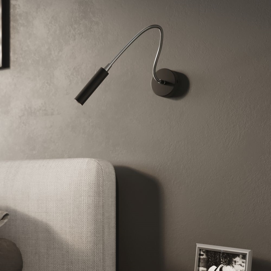 Lampada flessibile piccola AXIL 1xG9/12W/230V nero