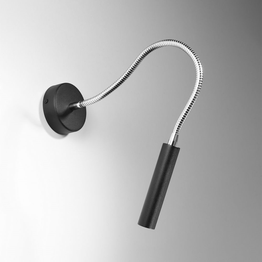 Lampada flessibile piccola AXIL 1xG9/12W/230V nero