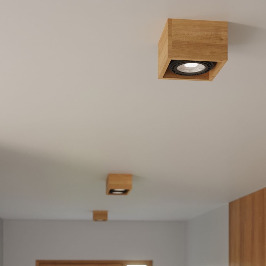 Plafoniera QUATRO AR111 1xGU10/40W/230V faggio