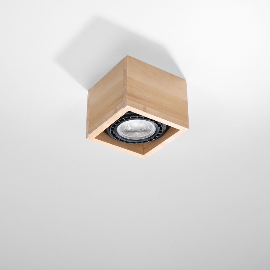 Plafoniera QUATRO AR111 1xGU10/40W/230V faggio