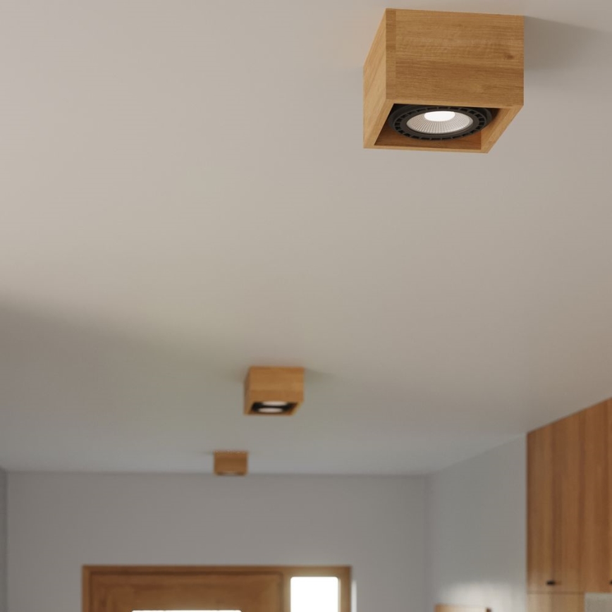 Plafoniera QUATRO AR111 2xGU10/40W/230V faggio
