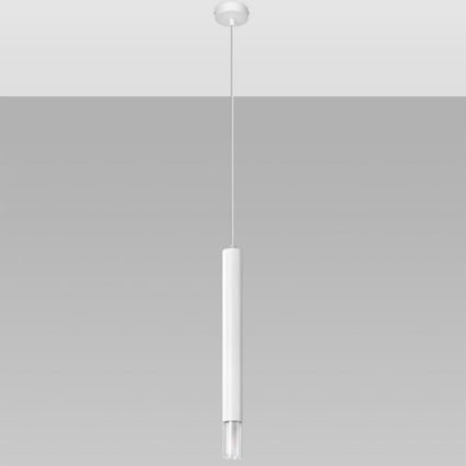 Lampadario su corda VIZIER 1xG9/12W/230V bianco