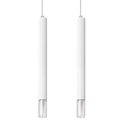 Lampadario su corda VIZIER 2xG9/40W/230V bianco