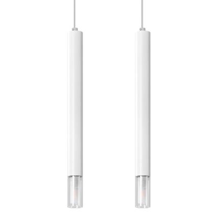 Lampadario su corda VIZIER 2xG9/40W/230V bianco