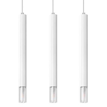 Lampadario su corda VIZIER 3xG9/40W/230V bianco