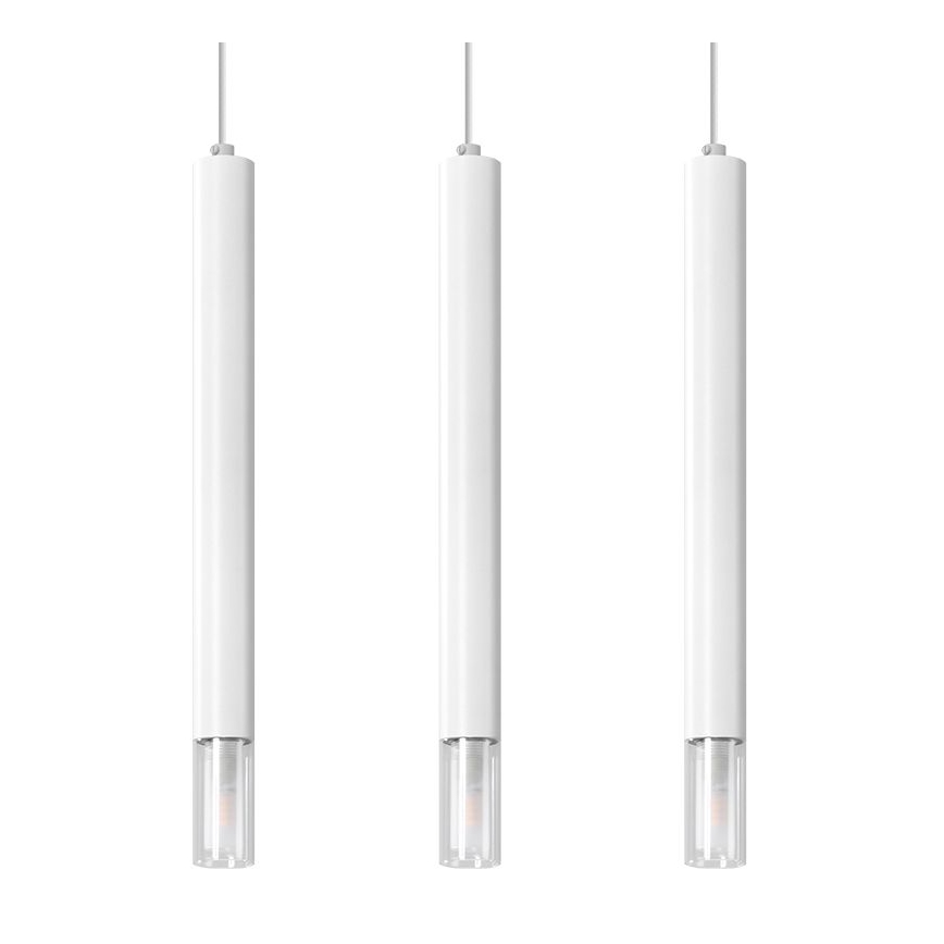Lampadario su corda VIZIER 3xG9/40W/230V bianco