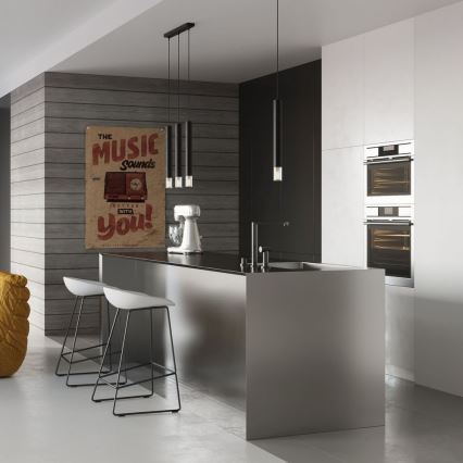 Lampadario su corda VIZIER 1xG9/40W/230V nero