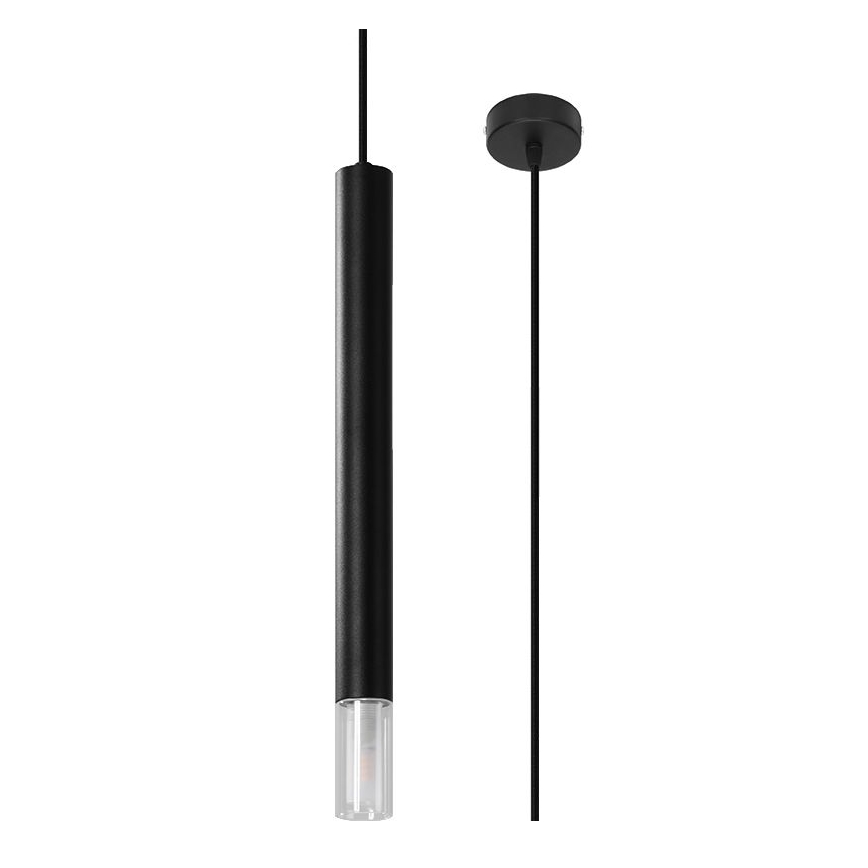 Lampadario su corda VIZIER 1xG9/40W/230V nero