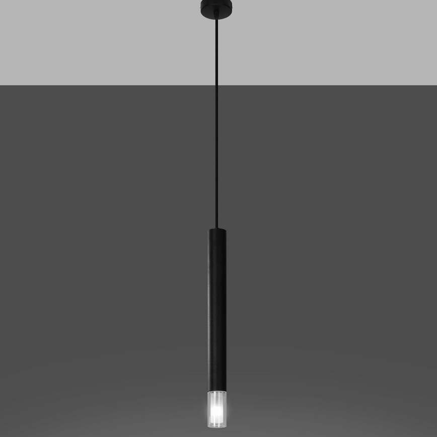 Lampadario su corda VIZIER 1xG9/40W/230V nero