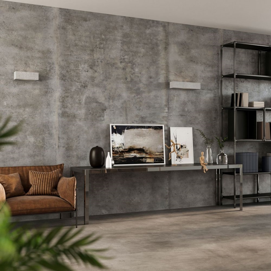 Applique VEGA 2xE27/60W/230V 50 cm cemento