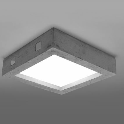 Plafoniera LED RIZA LED/18W/230V cemento