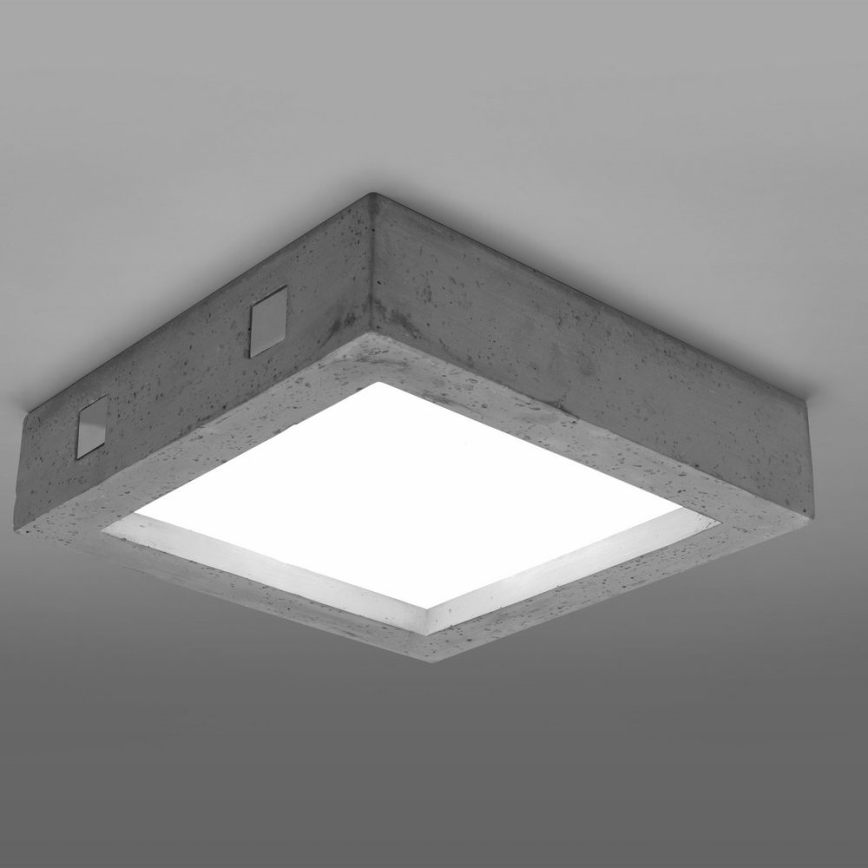 Plafoniera LED RIZA LED/18W/230V cemento