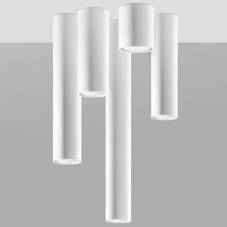 Faretto LAGOS 1xGU10/10W/230V 10 cm bianco
