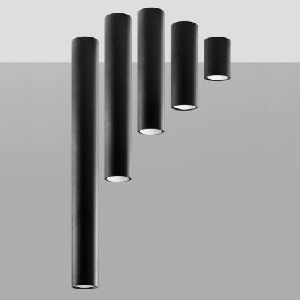 Faretto LAGOS 1xGU10/10W/230V 40 cm nero