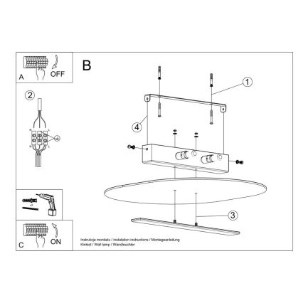 Plafoniera SALIA 2xG9/40W/230V