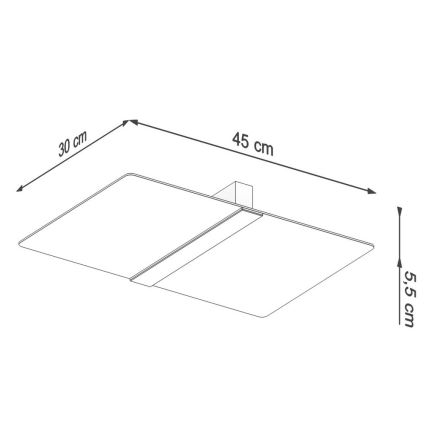 Plafoniera AZALIA 2xG9/40W/230V