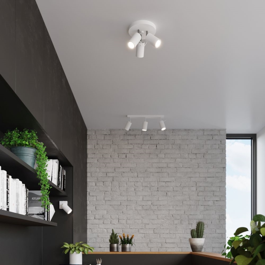 Faretto RING 3xGU10/10W/230V bianco