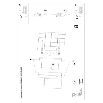 Applique UTTI 1xGU10/40W/230V bianca