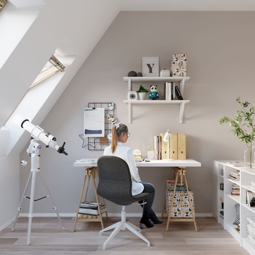 Lampada da tavolo RING 1xGU10/10W/230V bianco