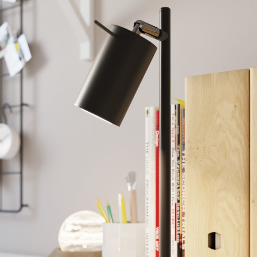 Lampada da tavolo RING 1xGU10/10W/230V nero