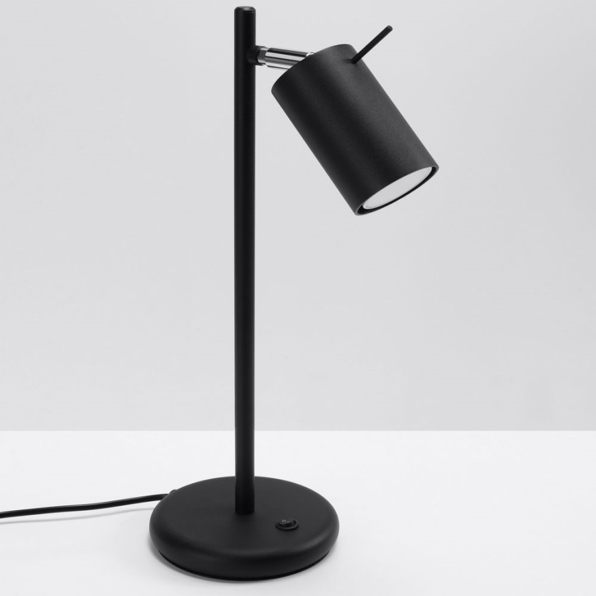 Lampada da tavolo RING 1xGU10/10W/230V nero