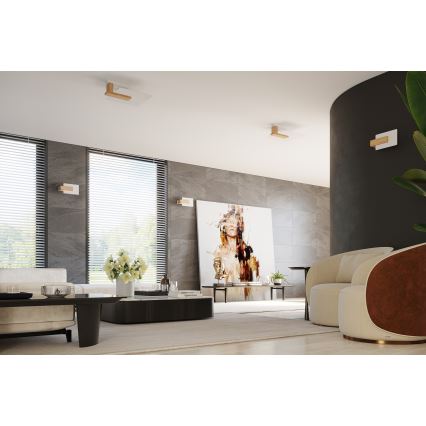 Plafoniera LAPPO 2xE27/15W/230V beige