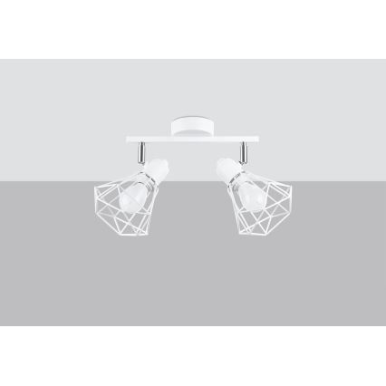 Luce Spot ARTEMIS 2xE14/40W/230V bianco